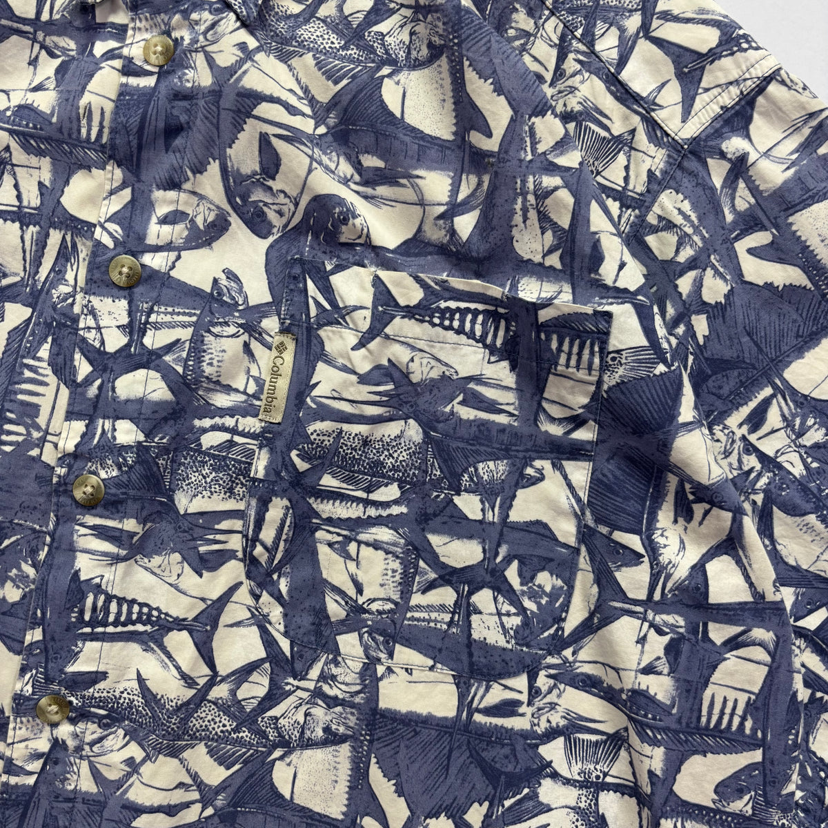 Columbia Hawaiian Button Shirt