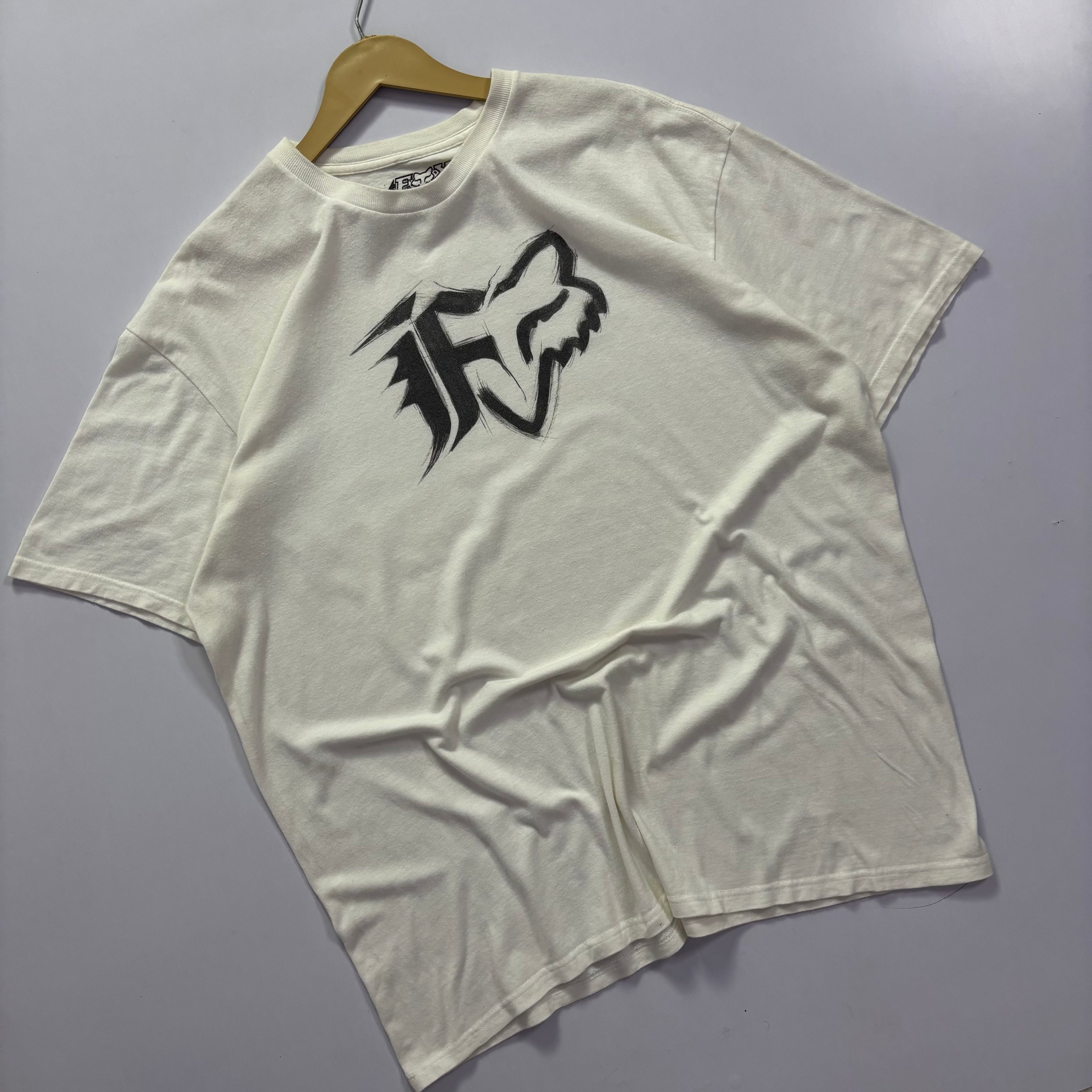 Y2K Brush Stroke Fox T-Shirt