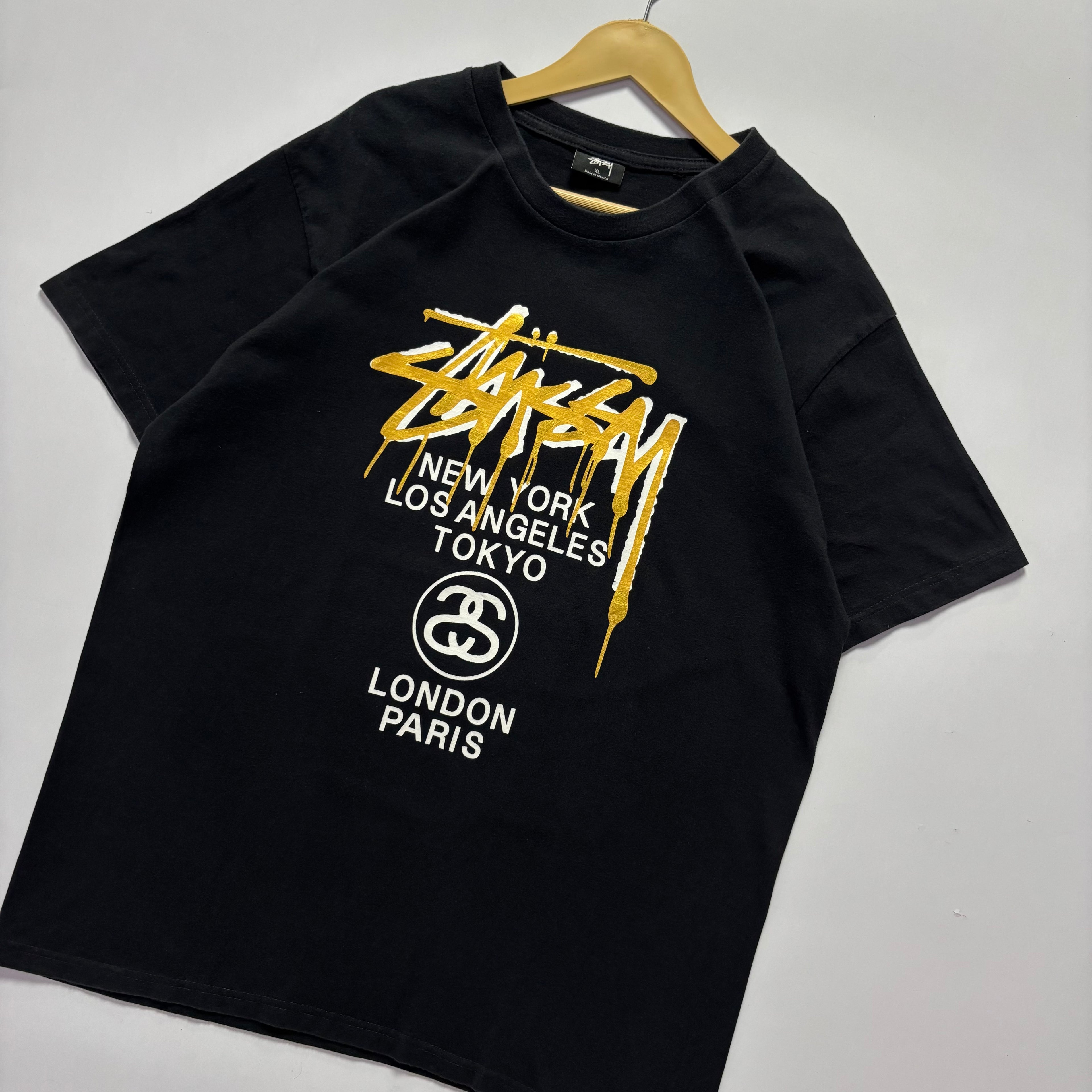 Stüssy World Tour Y2K T-Shirt