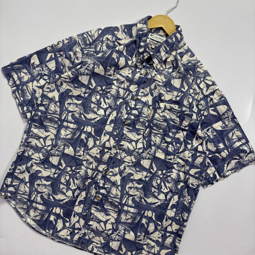 Columbia Hawaiian Button Shirt