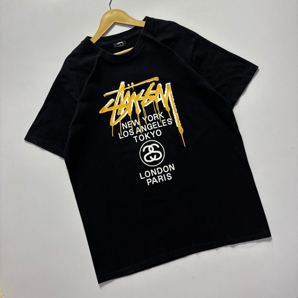 Stüssy World Tour Y2K T-Shirt