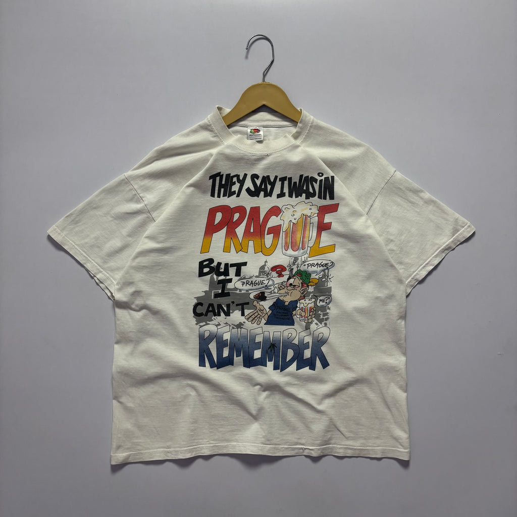 Vtg.Prague Souvenir Humour Tshirt
