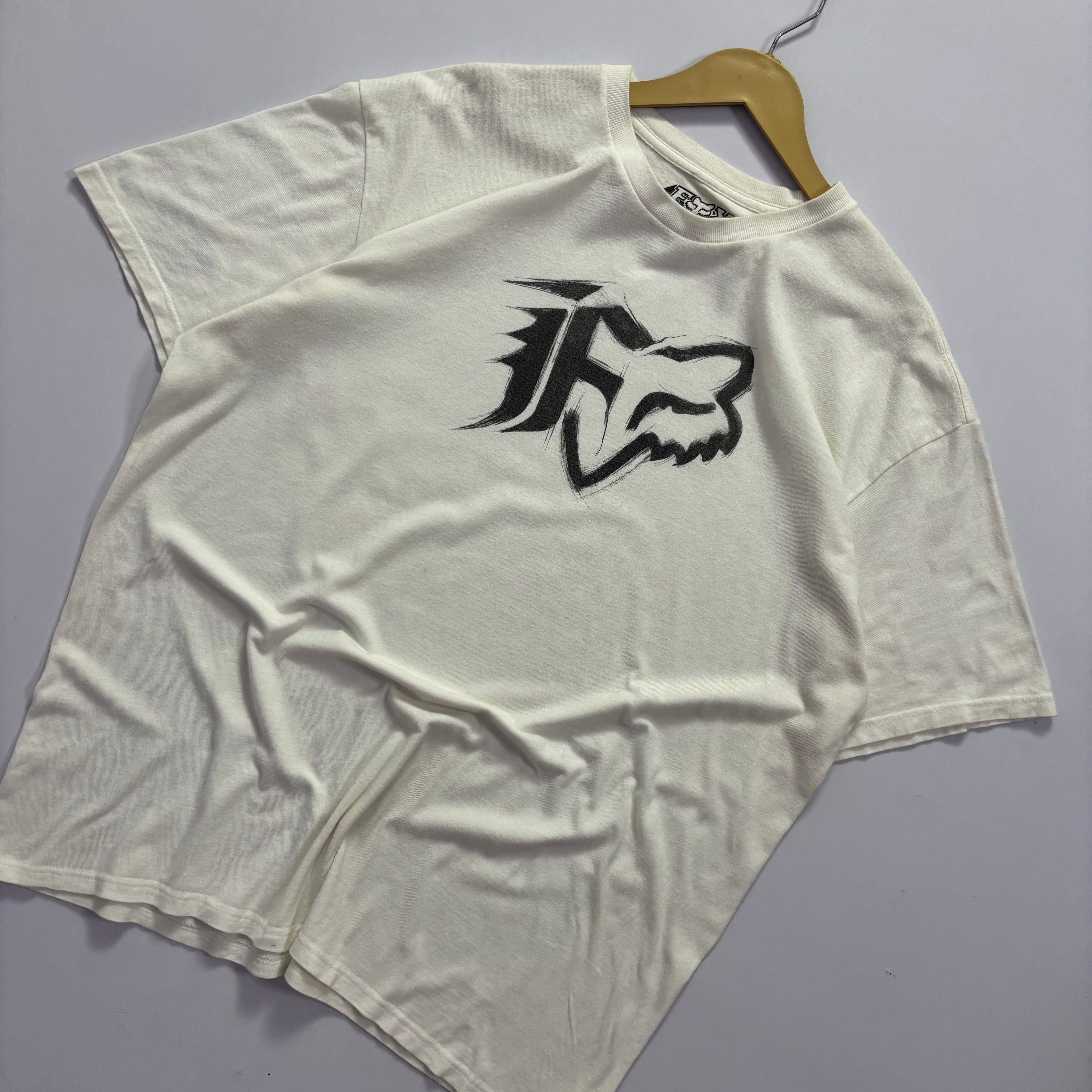 Y2K Brush Stroke Fox T-Shirt