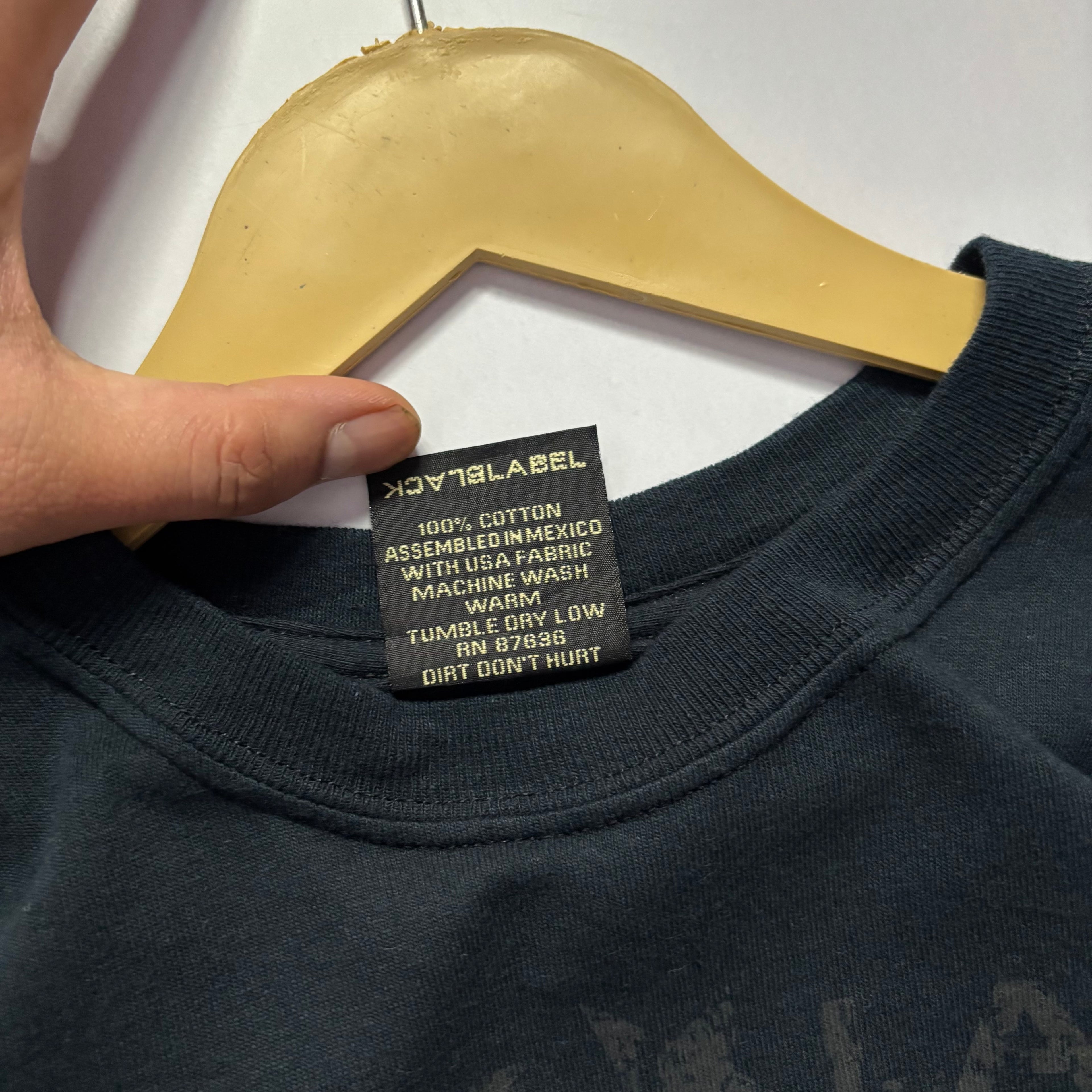 Black Label Y2K Skate Tshirt
