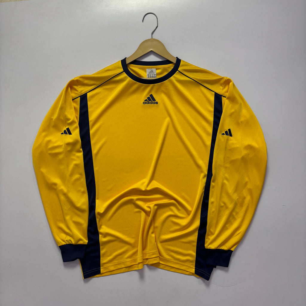 Vtg. Mid Adidas L/S Polyester T - Shirt