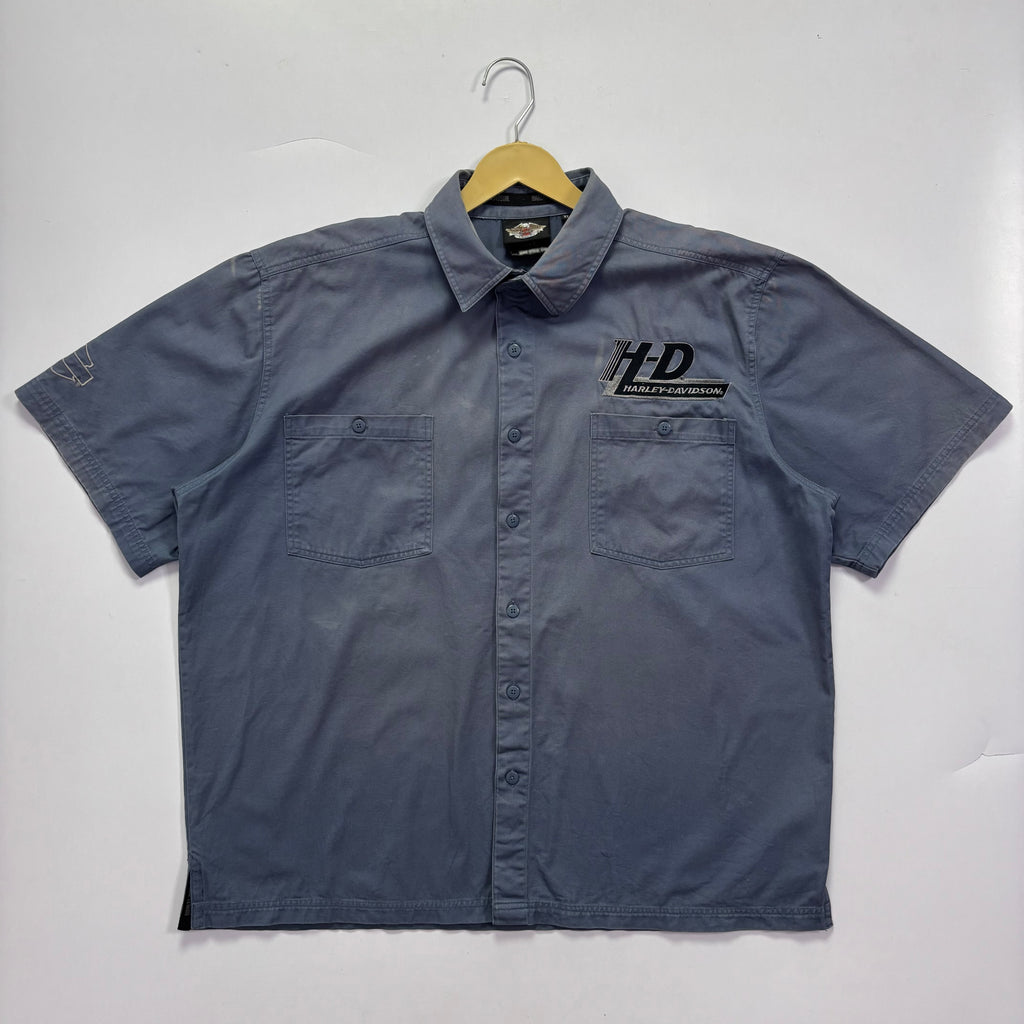 Harley Davidson Mechanic Button Up Shirt