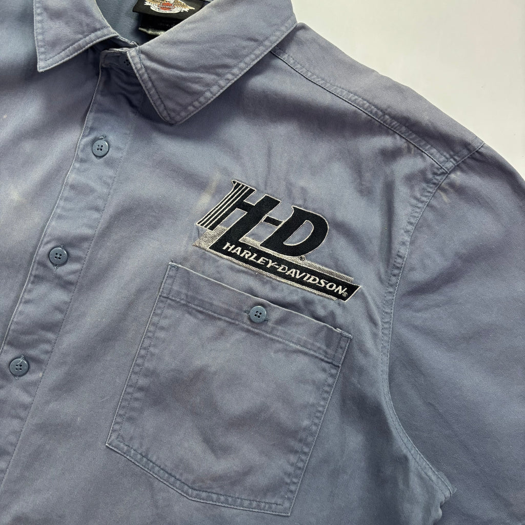 Harley Davidson Mechanic Button Up Shirt