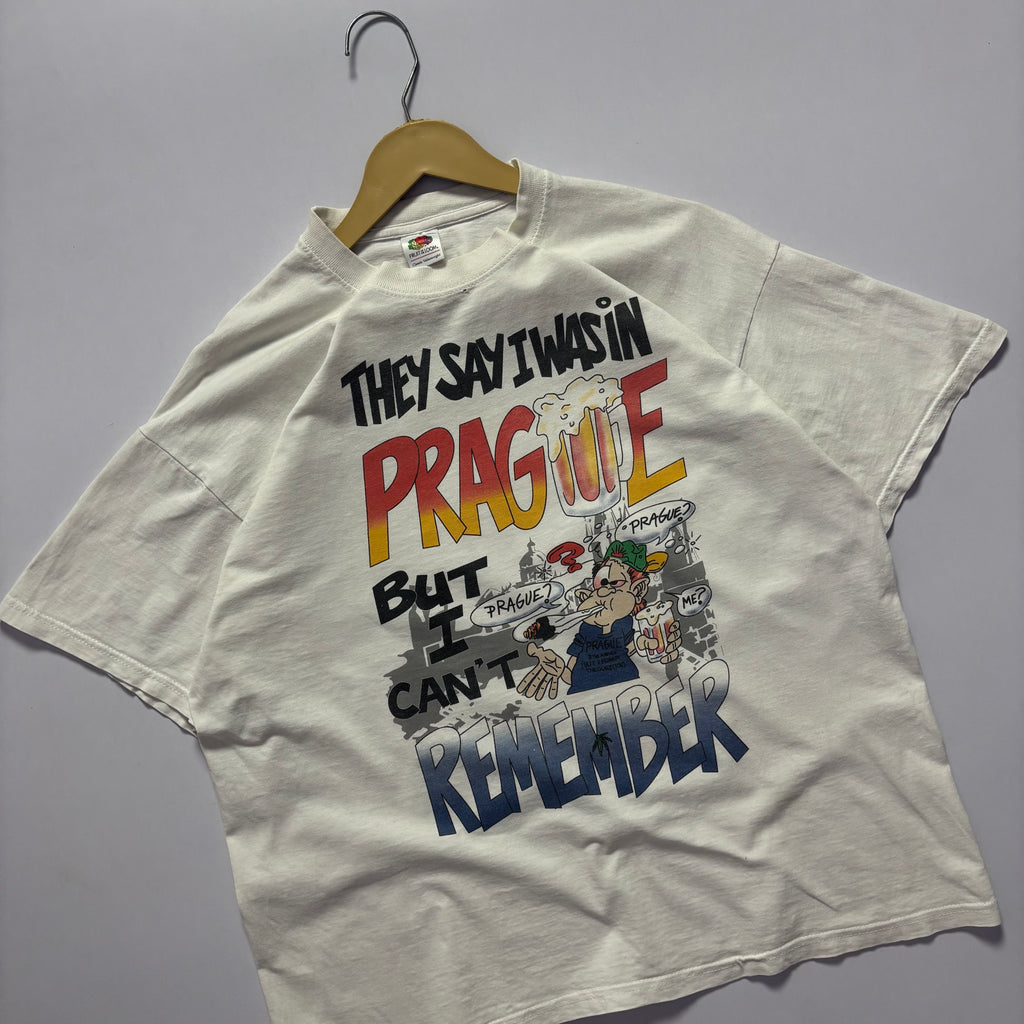 Vtg.Prague Souvenir Humour Tshirt