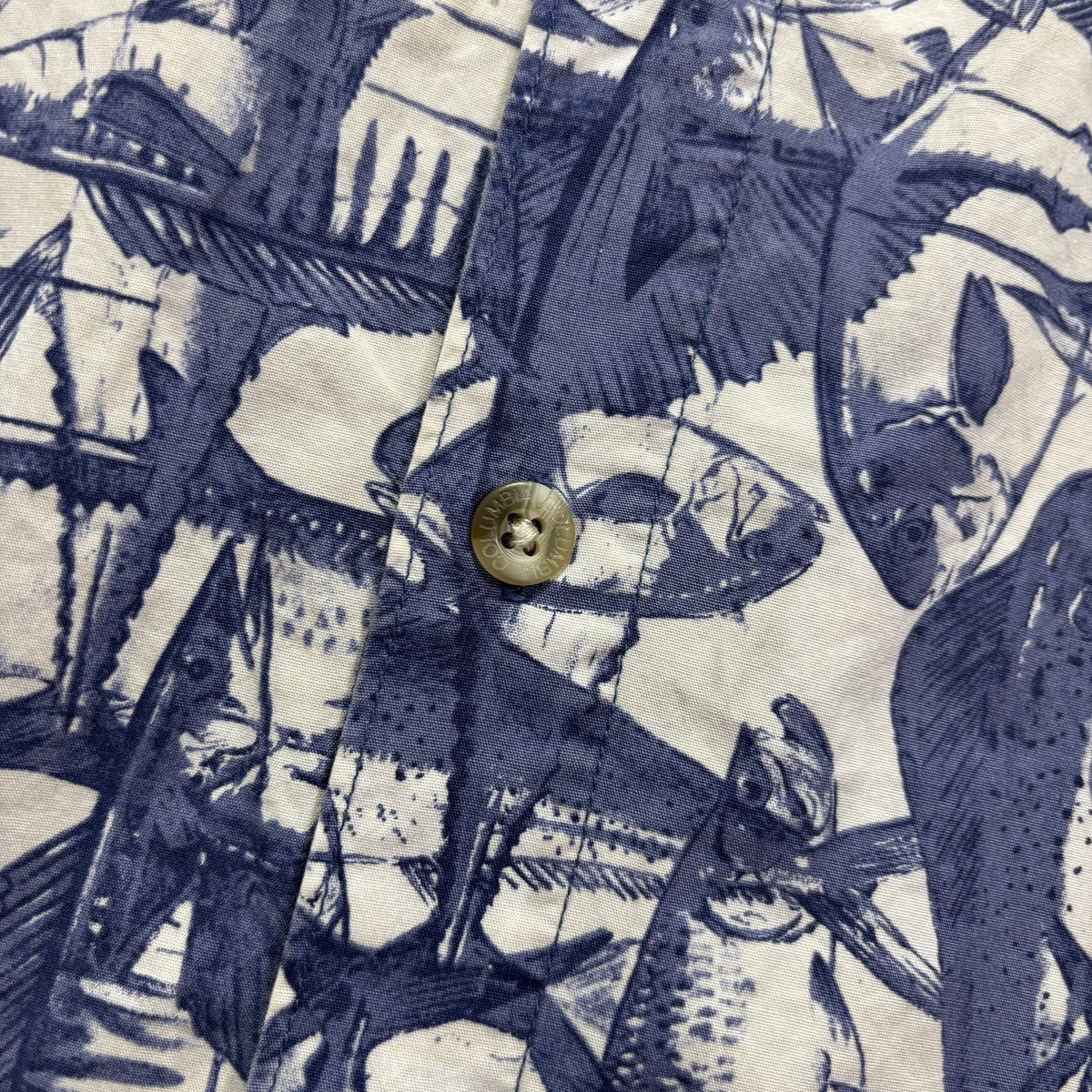 Columbia Hawaiian Button Shirt