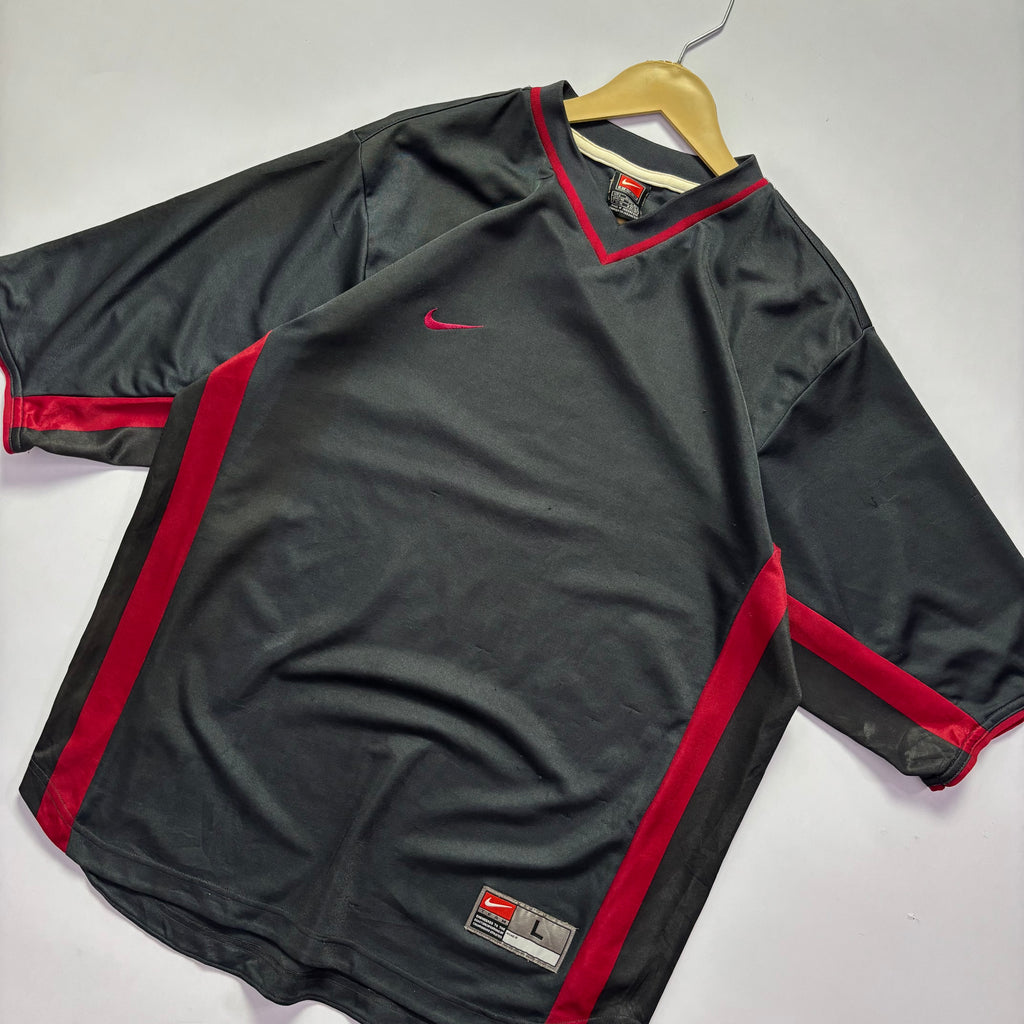 Vtg. Nike Side Swoosh Polyester T-Shirt