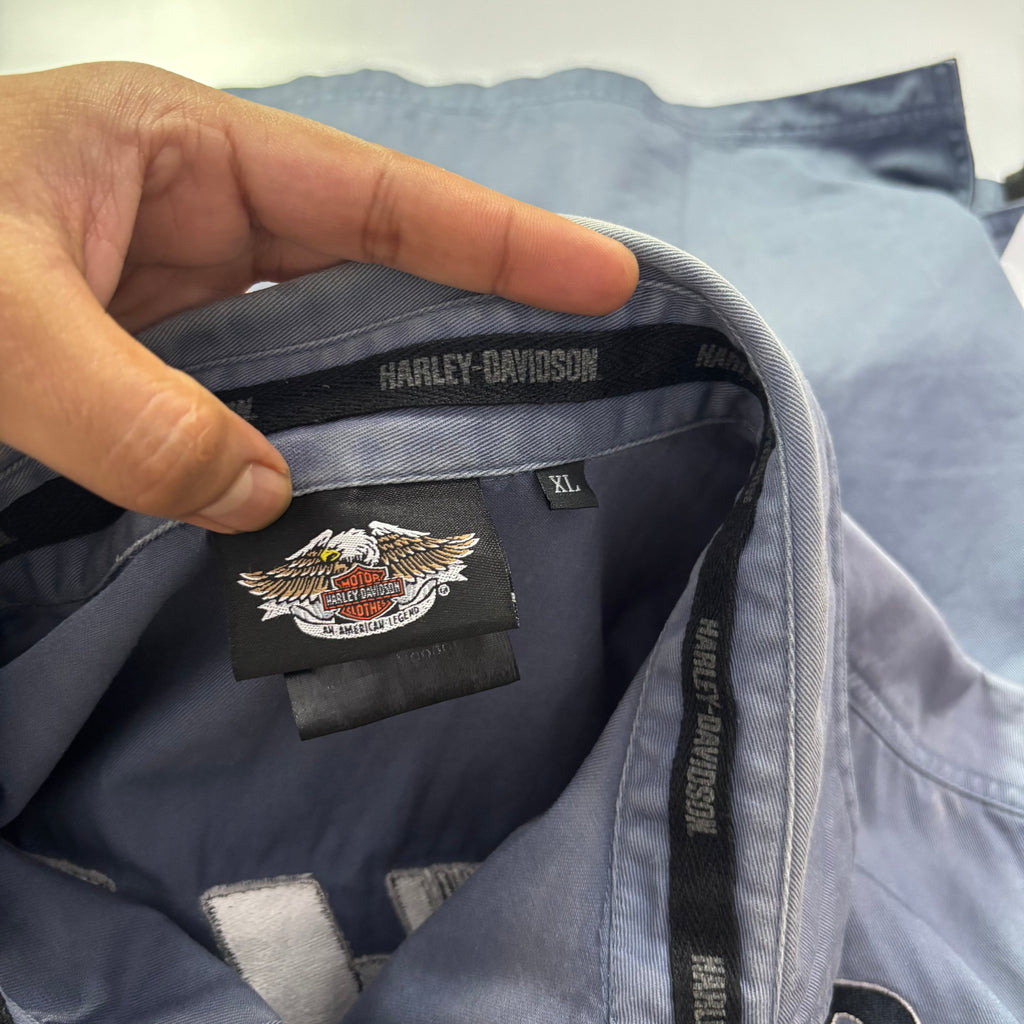 Harley Davidson Mechanic Button Up Shirt