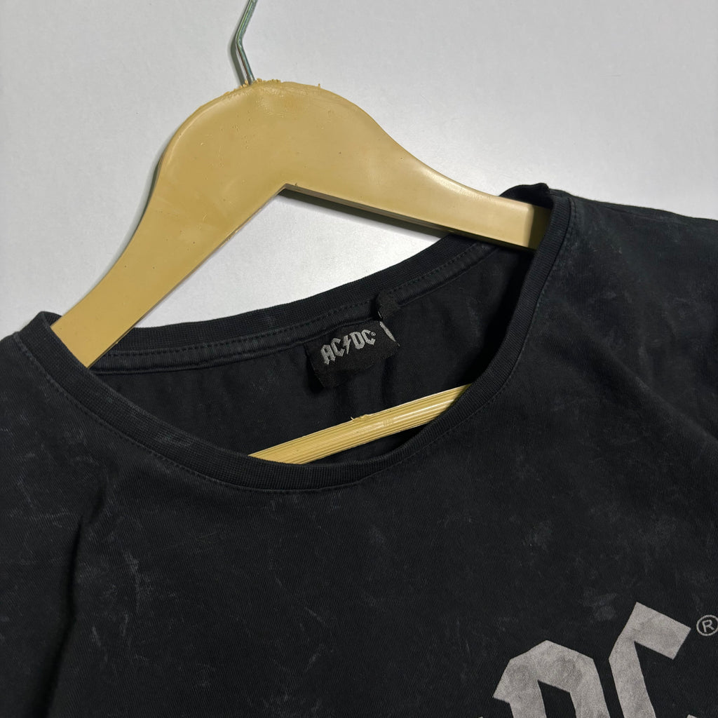 Stone Wash Ac/Dc Band Tshirt
