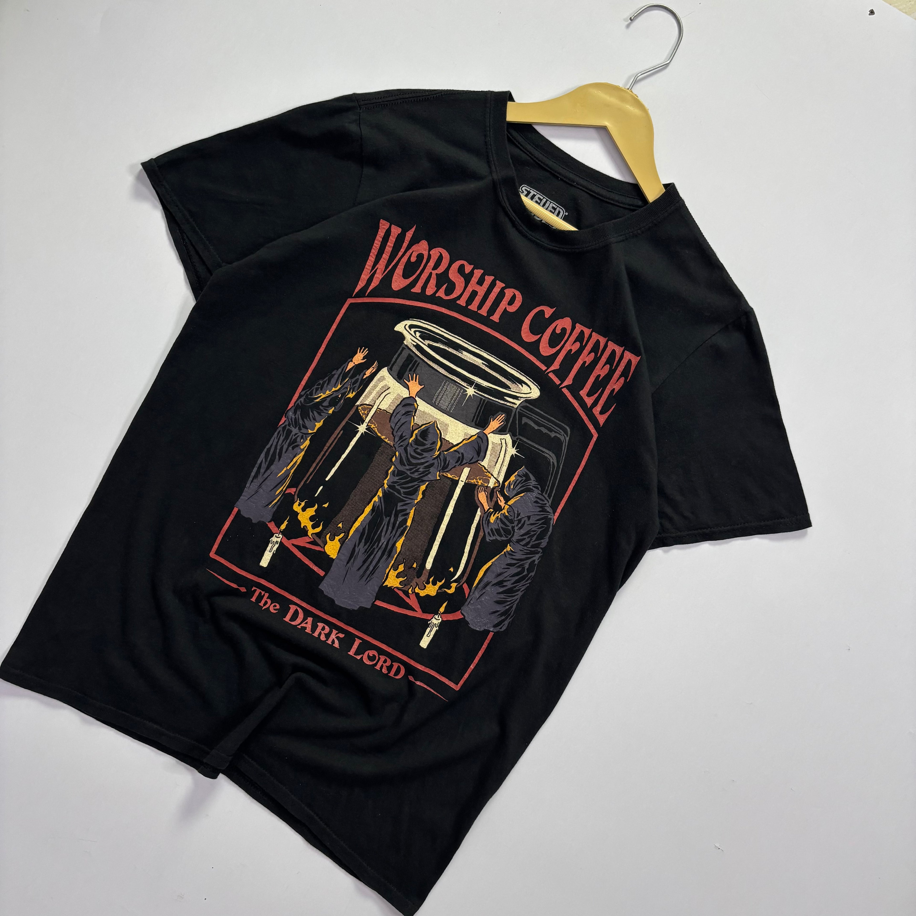 Worship Coffee Steven Rhodes T-Shirt