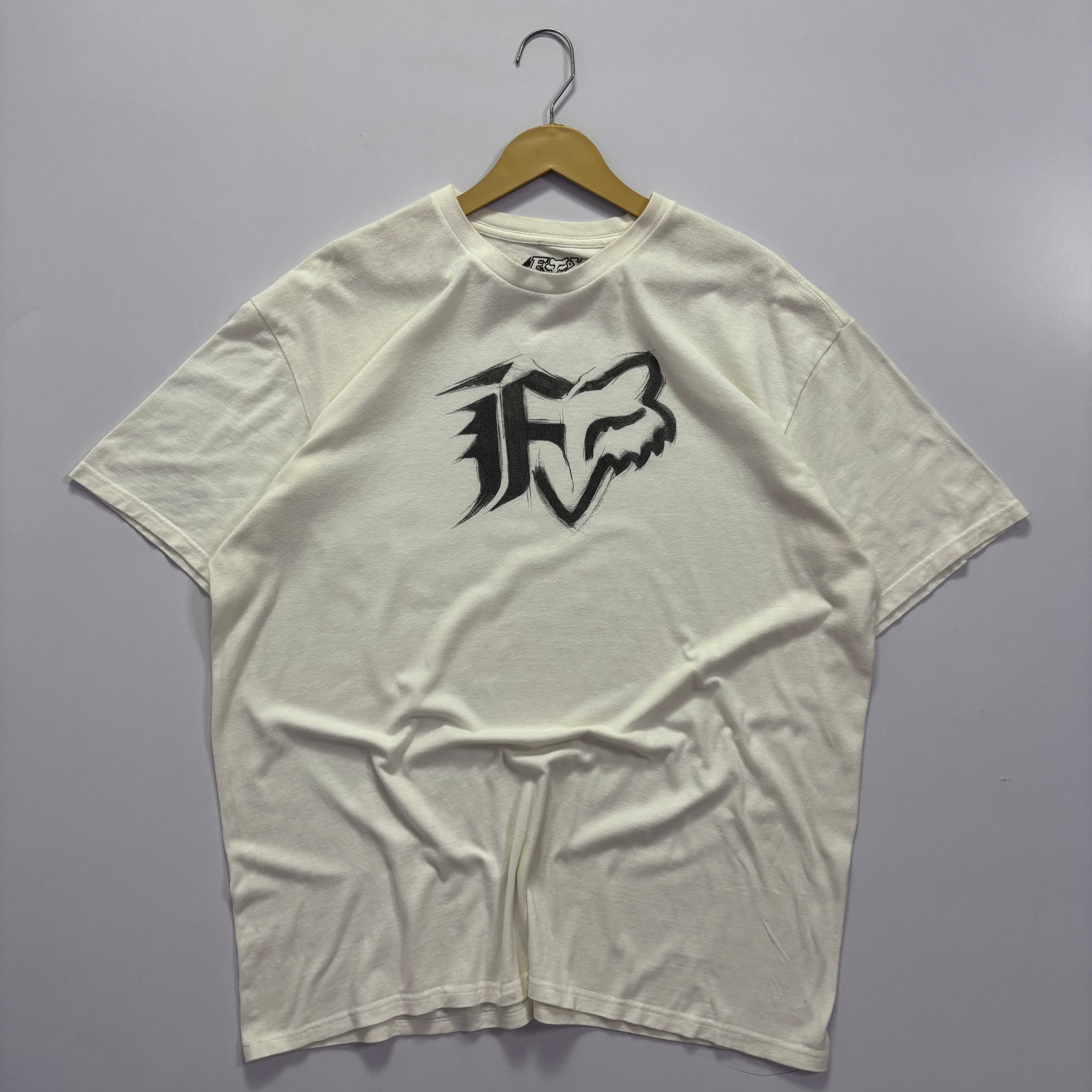 Y2K Brush Stroke Fox T-Shirt