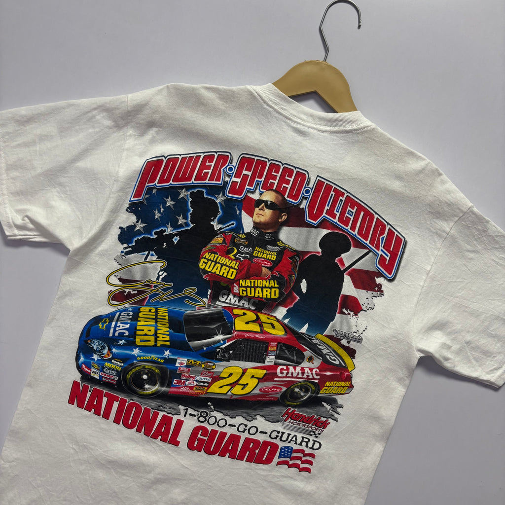 Vtg. 2006 NASCAR National Guard Tshirt