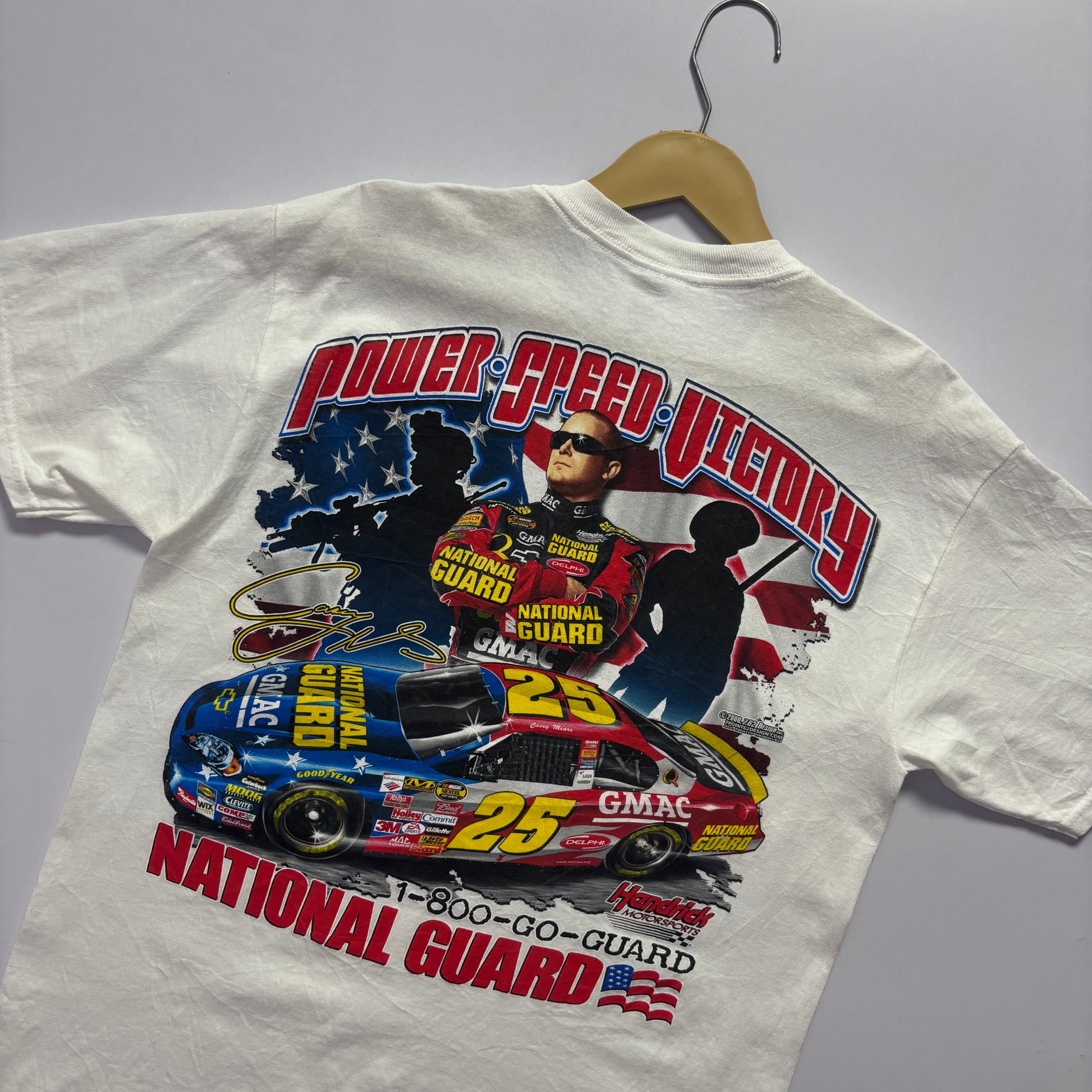 Vtg. 2006 NASCAR National Guard Tshirt