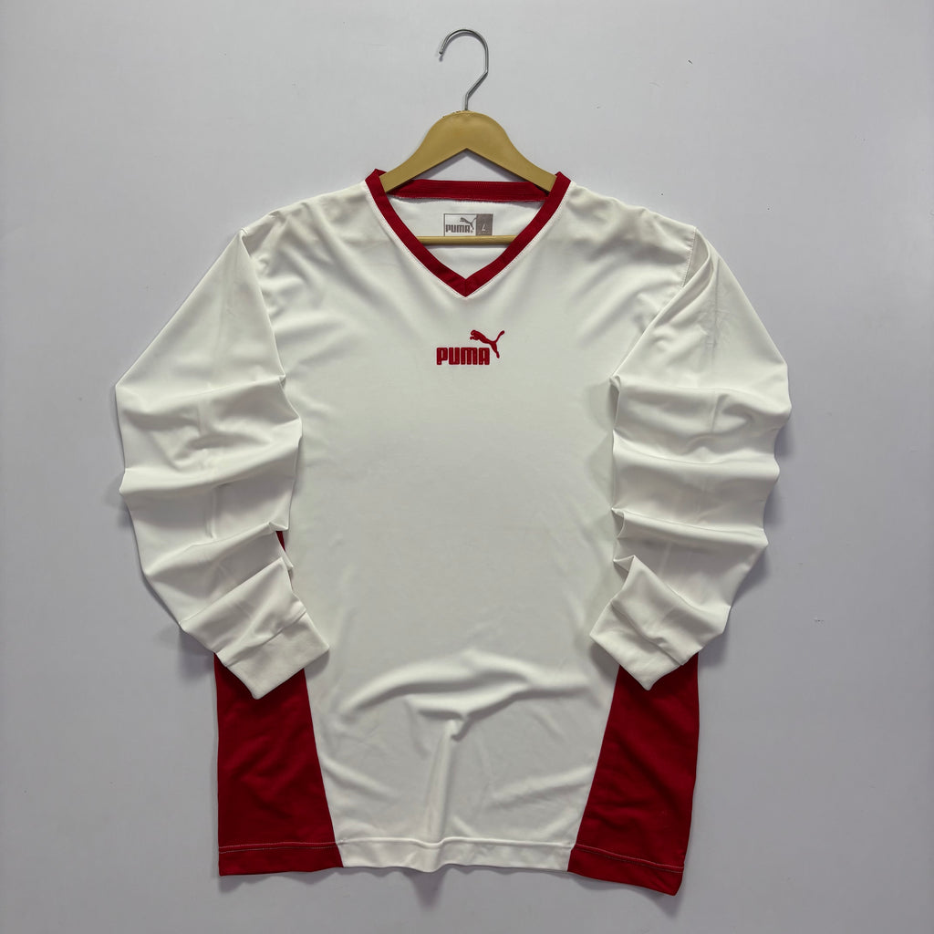 Vtg. Puma Nylon Long Sleeve Shirt