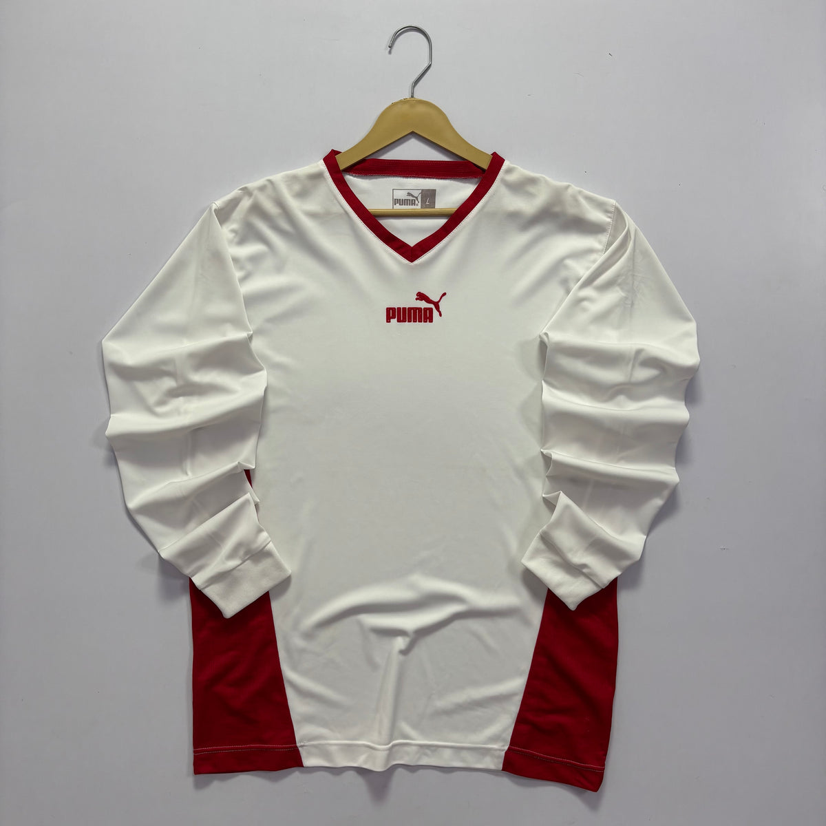 Vtg. Puma Nylon Long Sleeve Shirt