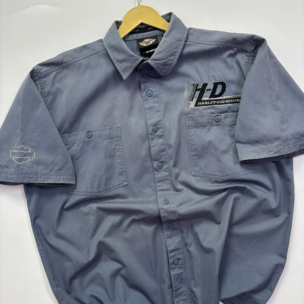 Harley Davidson Mechanic Button Up Shirt