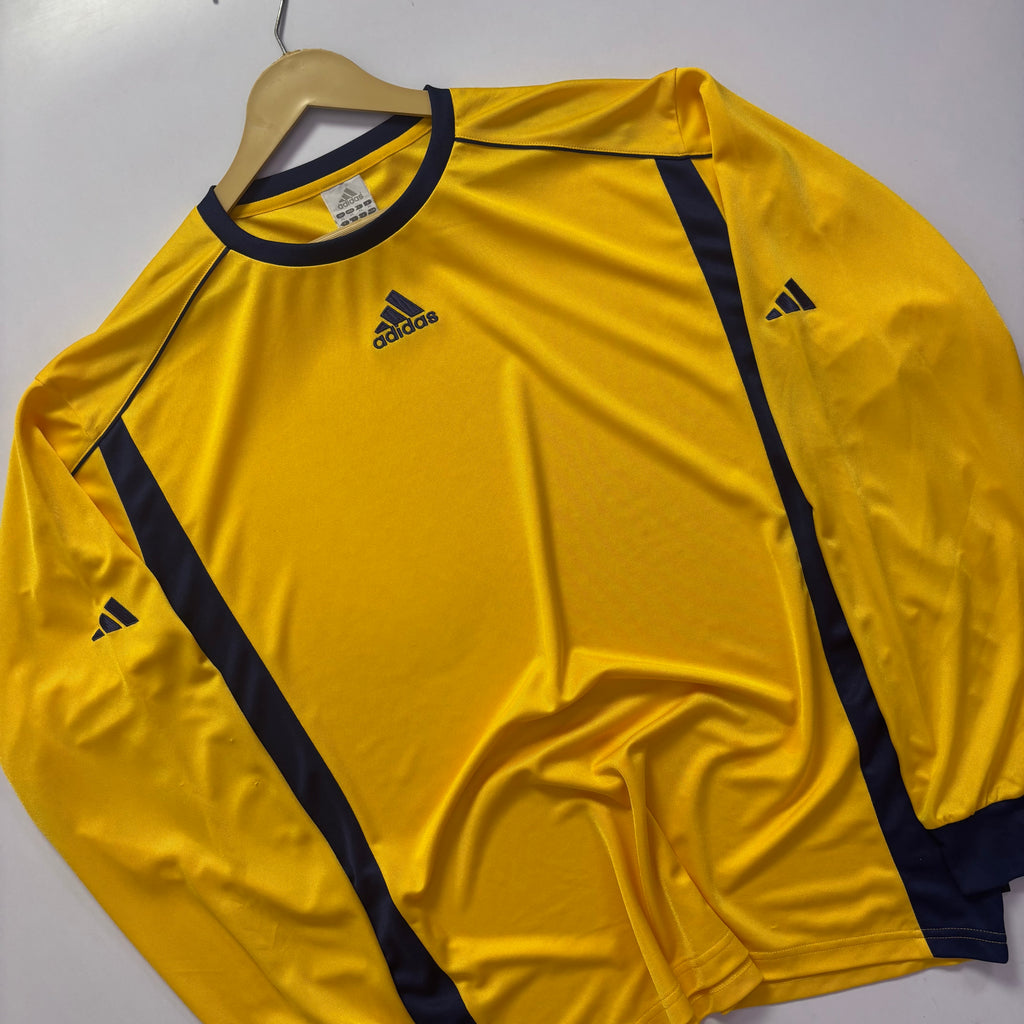 Vtg. Mid Adidas L/S Polyester T - Shirt