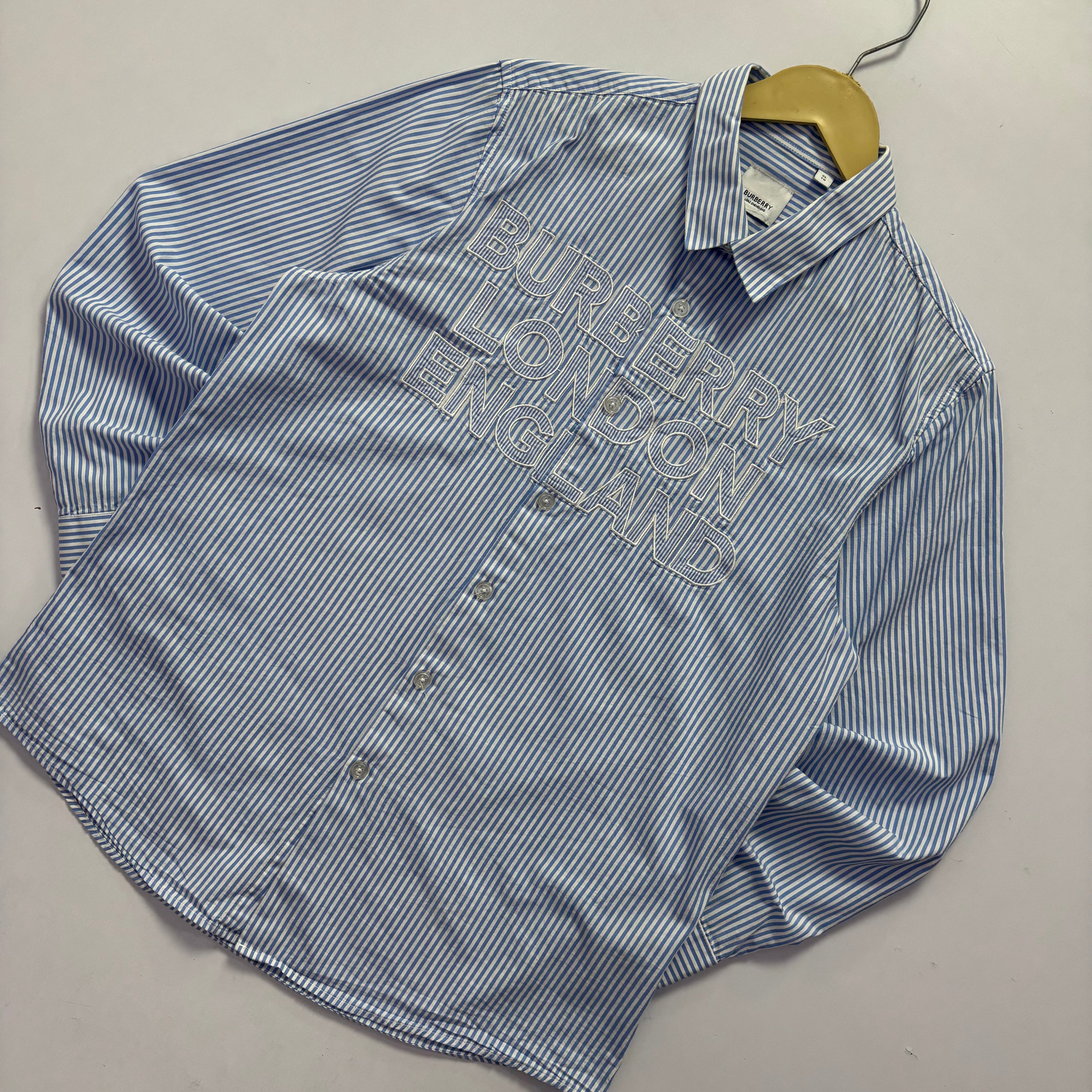 Burberry London England Embroidery Shirt