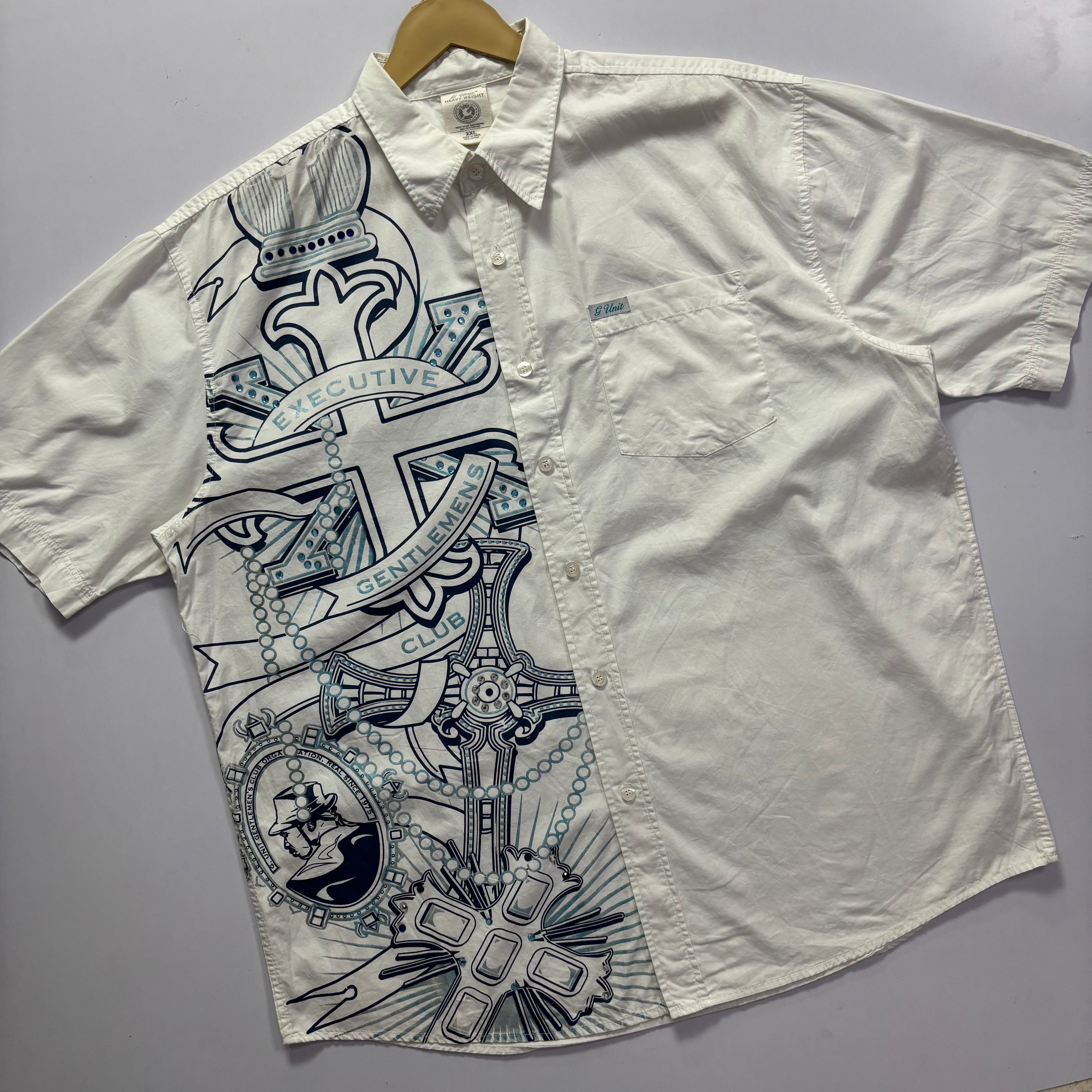 Y2K Hip-Hop G-Unit Rhinestones Shirt