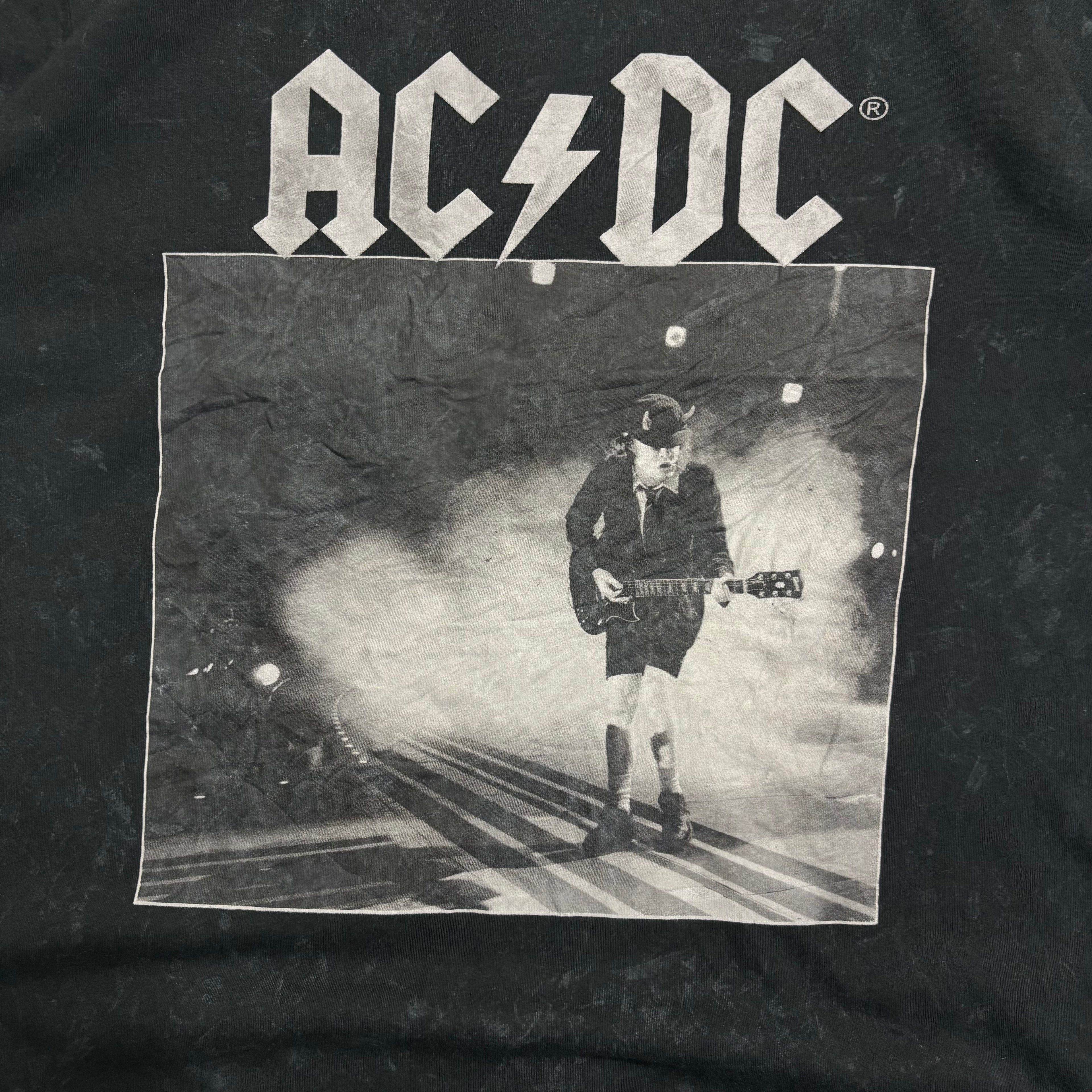 Stone Wash Ac/Dc Band Tshirt