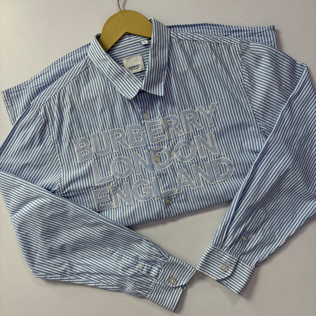 Burberry London England Embroidery Shirt