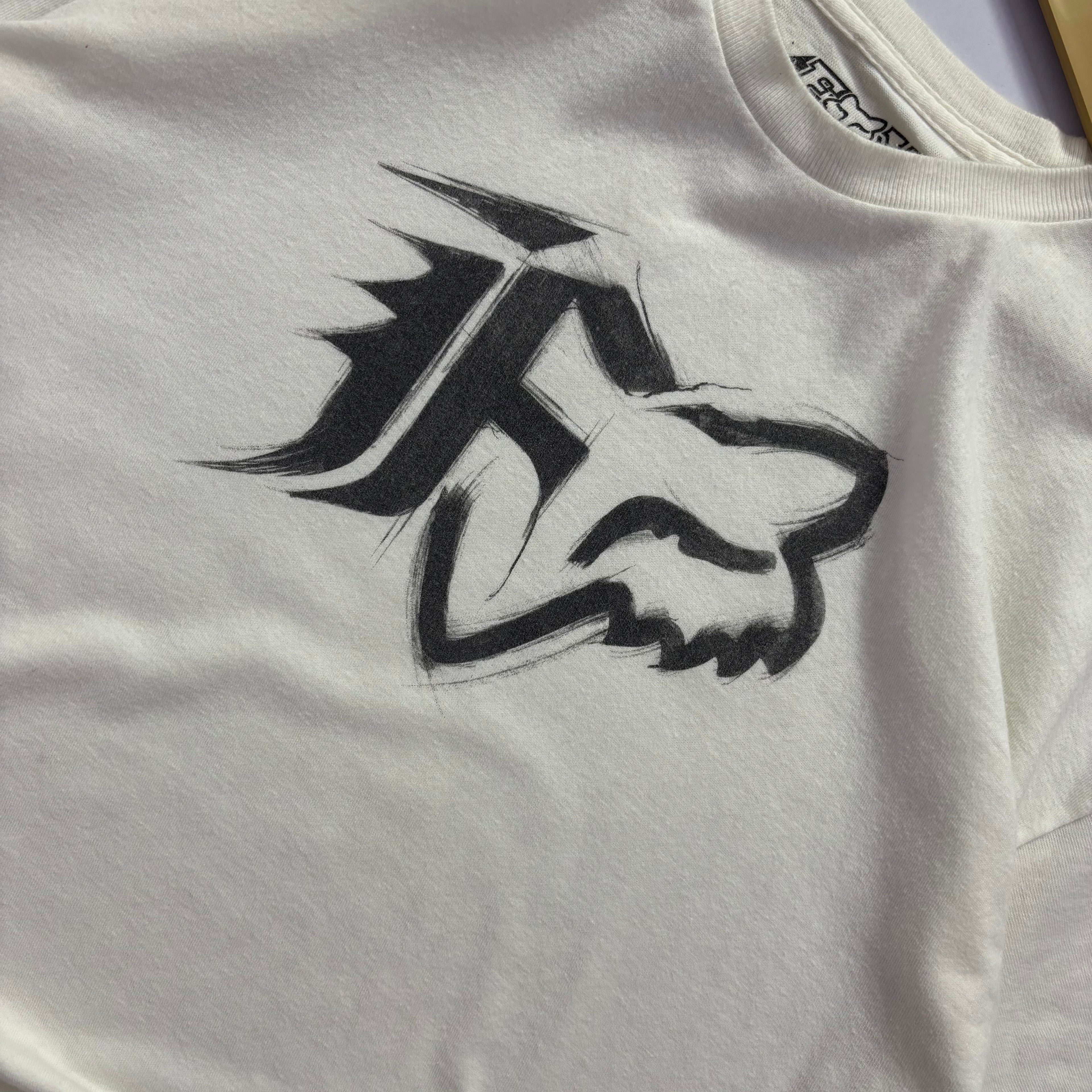 Y2K Brush Stroke Fox T-Shirt