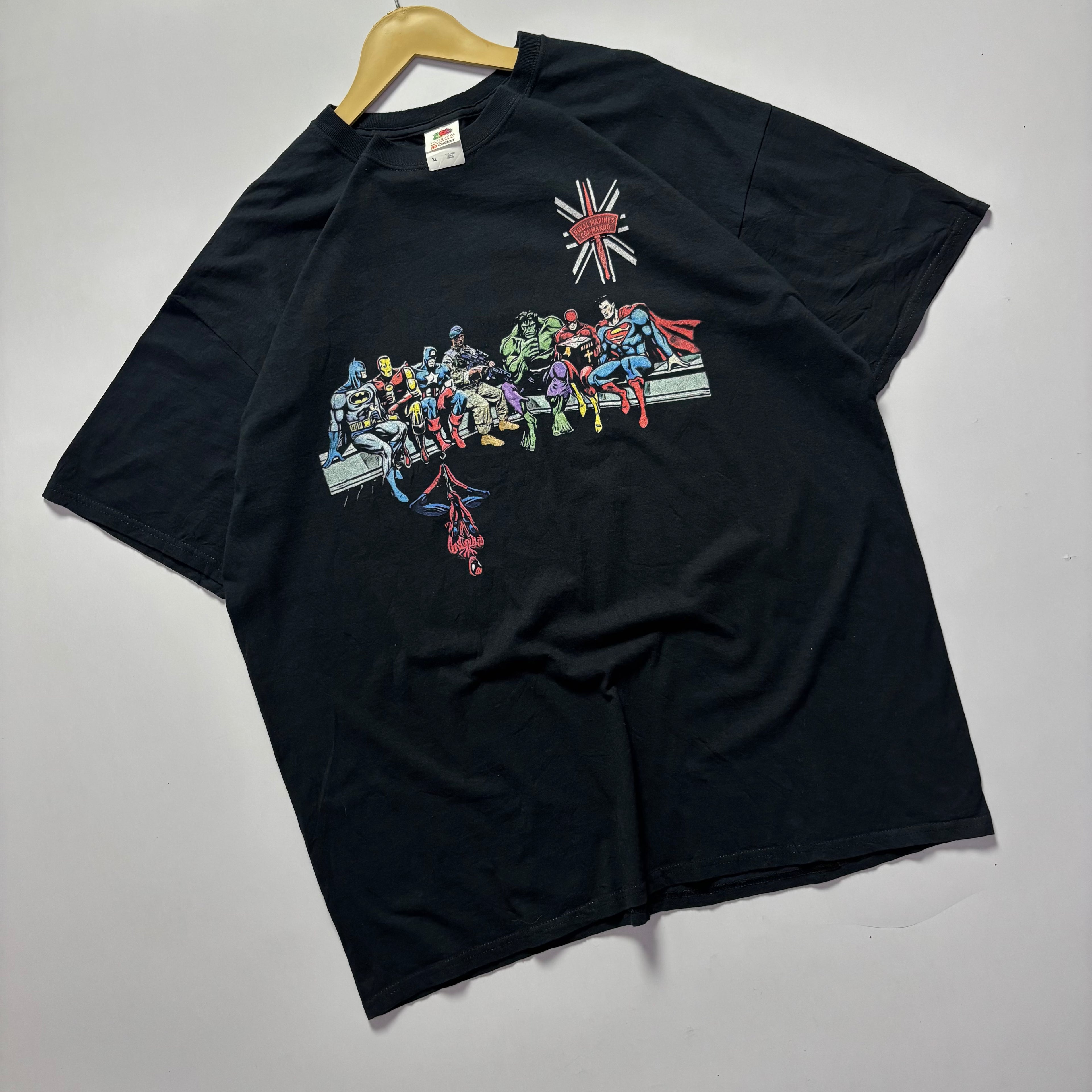 Royal Marines & Superheroes Graphic T-Shirt