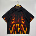 Y2K Dragonfly Flames Shirt