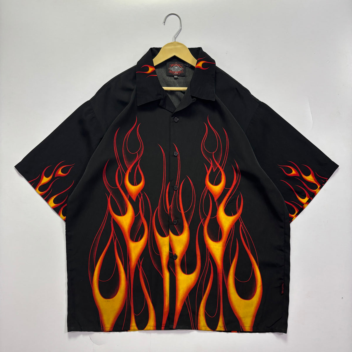 Y2K Dragonfly Flames Shirt