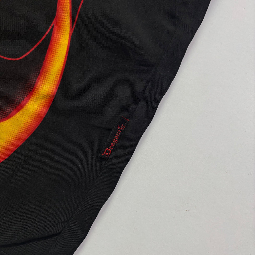 Y2K Dragonfly Flames Shirt