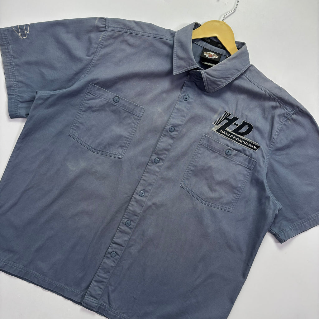 Harley Davidson Mechanic Button Up Shirt
