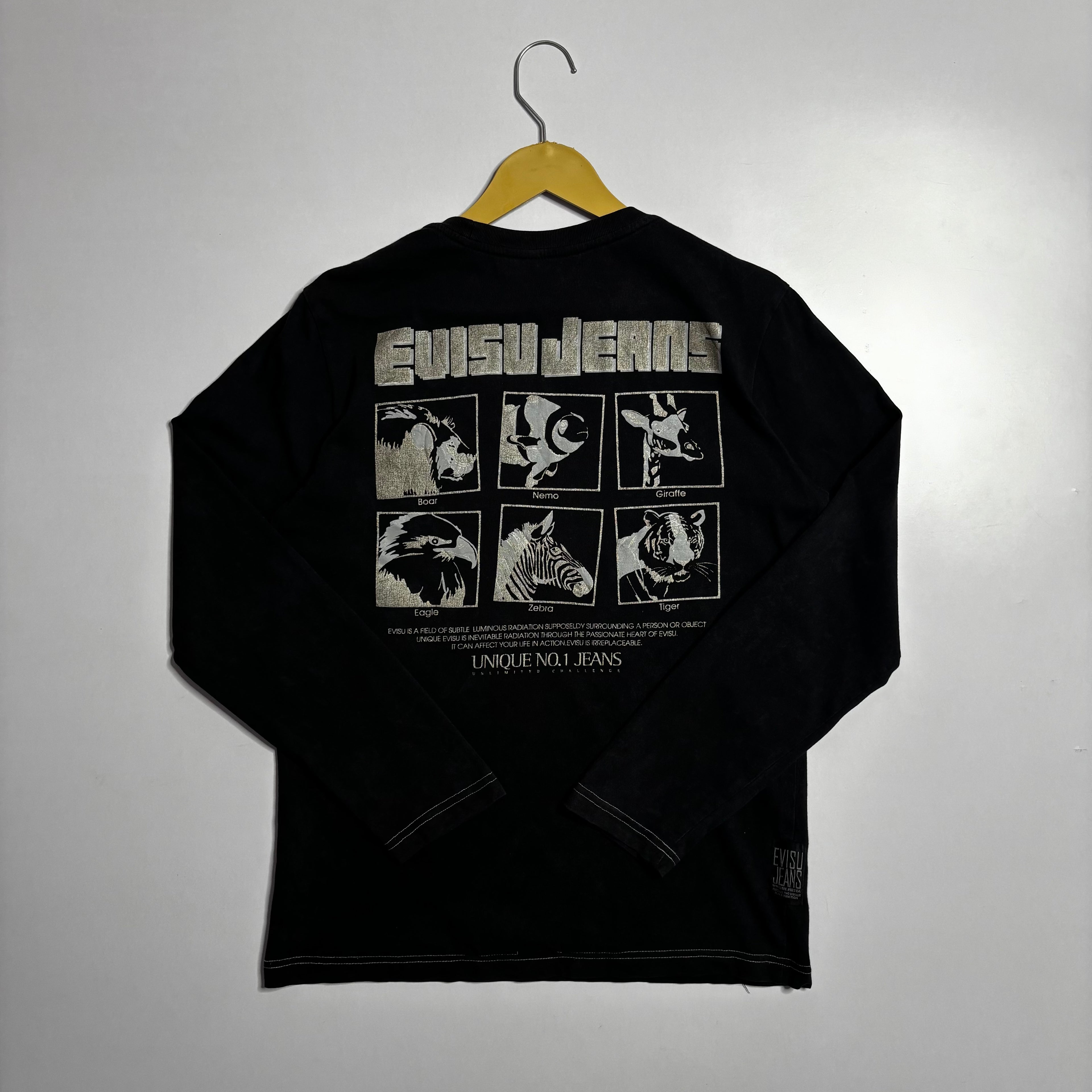 Evisu Embroidery L/S Logo Tshirt