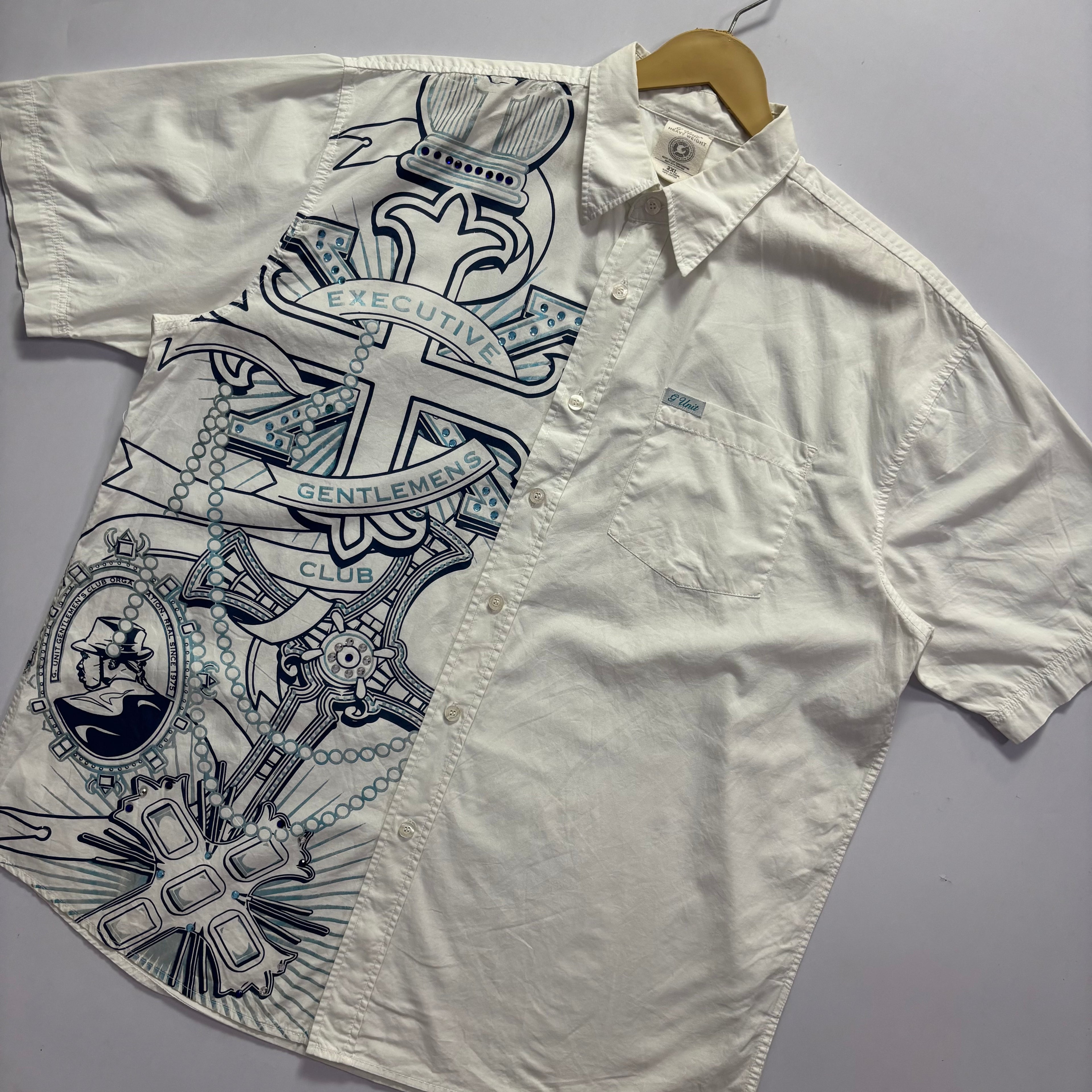 Y2K Hip-Hop G-Unit Rhinestones Shirt