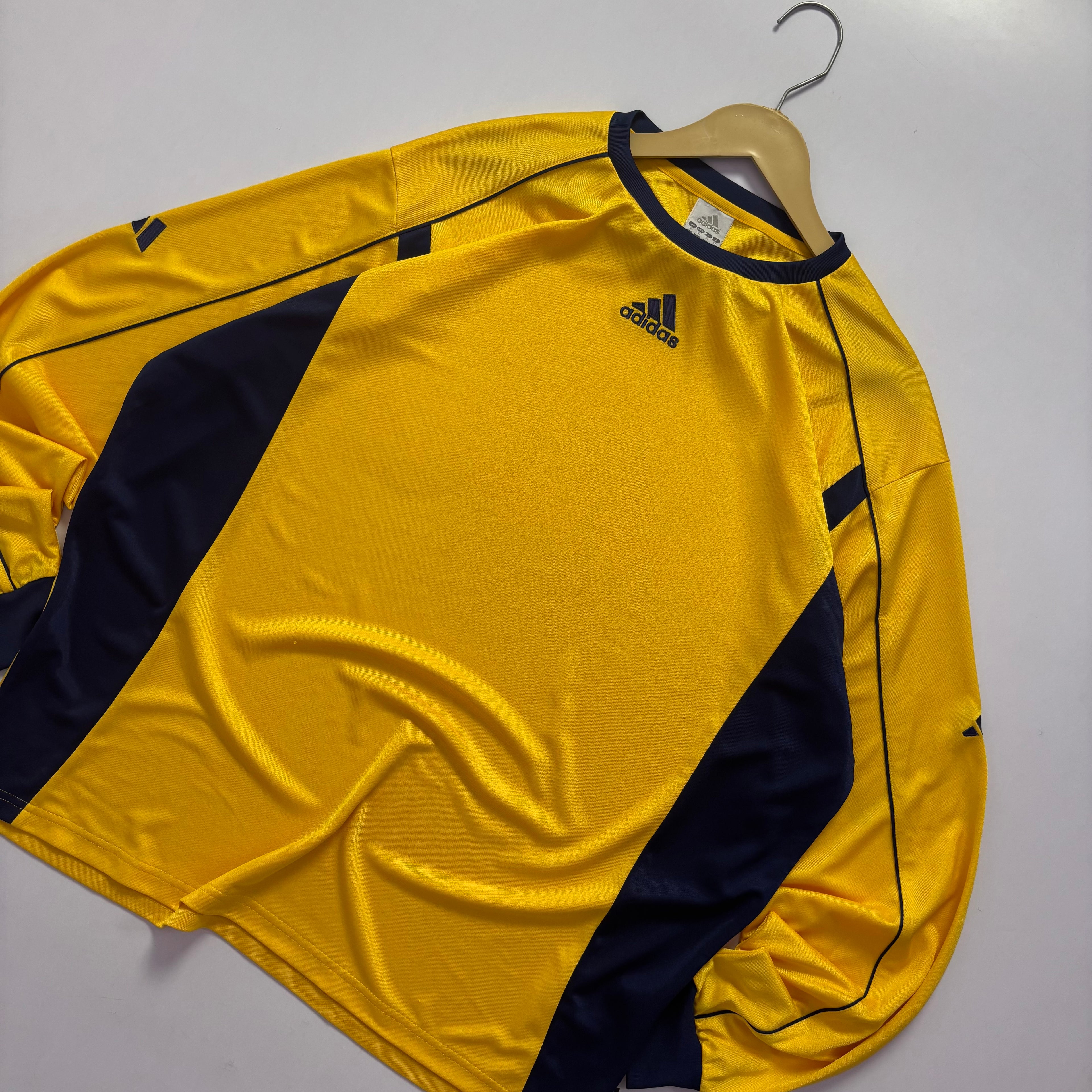 Vtg. Mid Adidas L/S Polyester T - Shirt