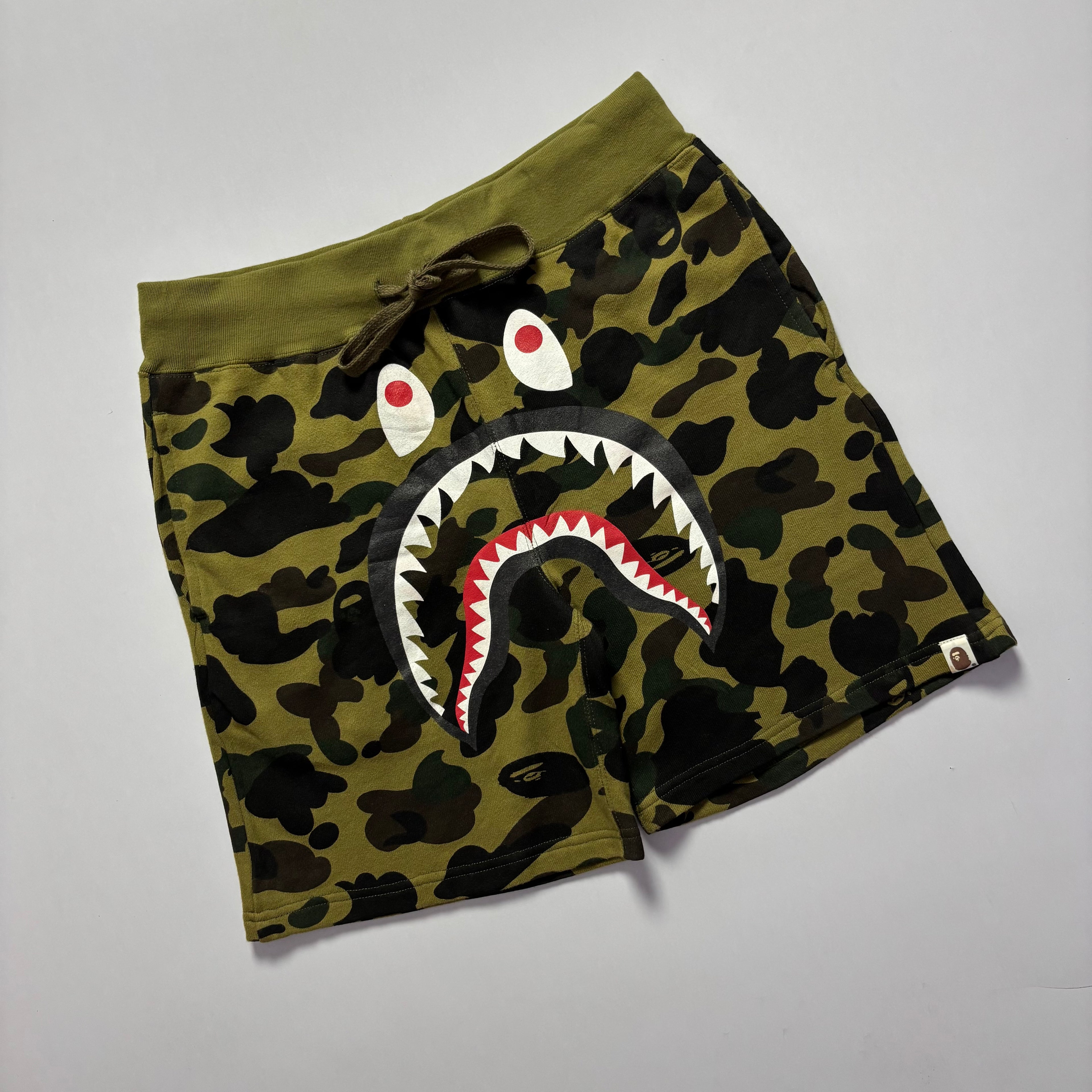 Bape Camo Shark Shorts