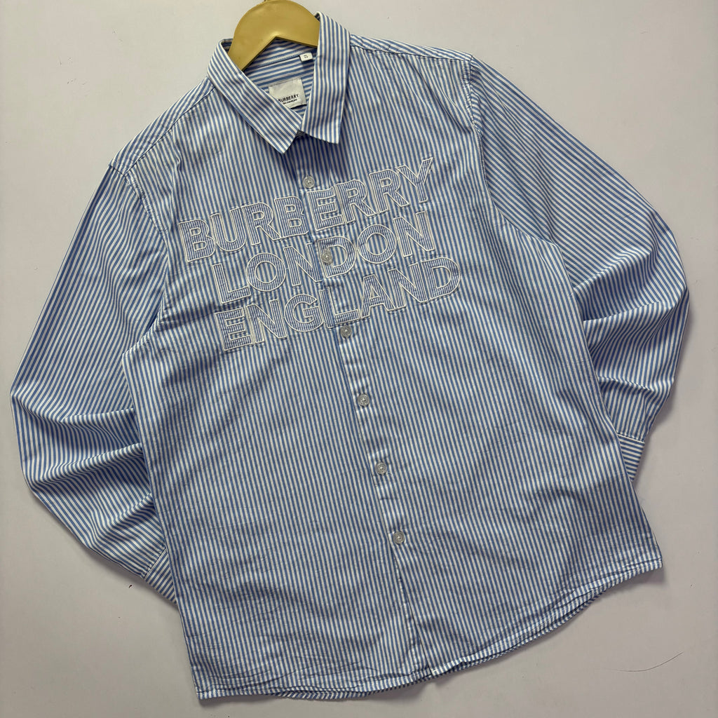 Burberry London England Embroidery Shirt