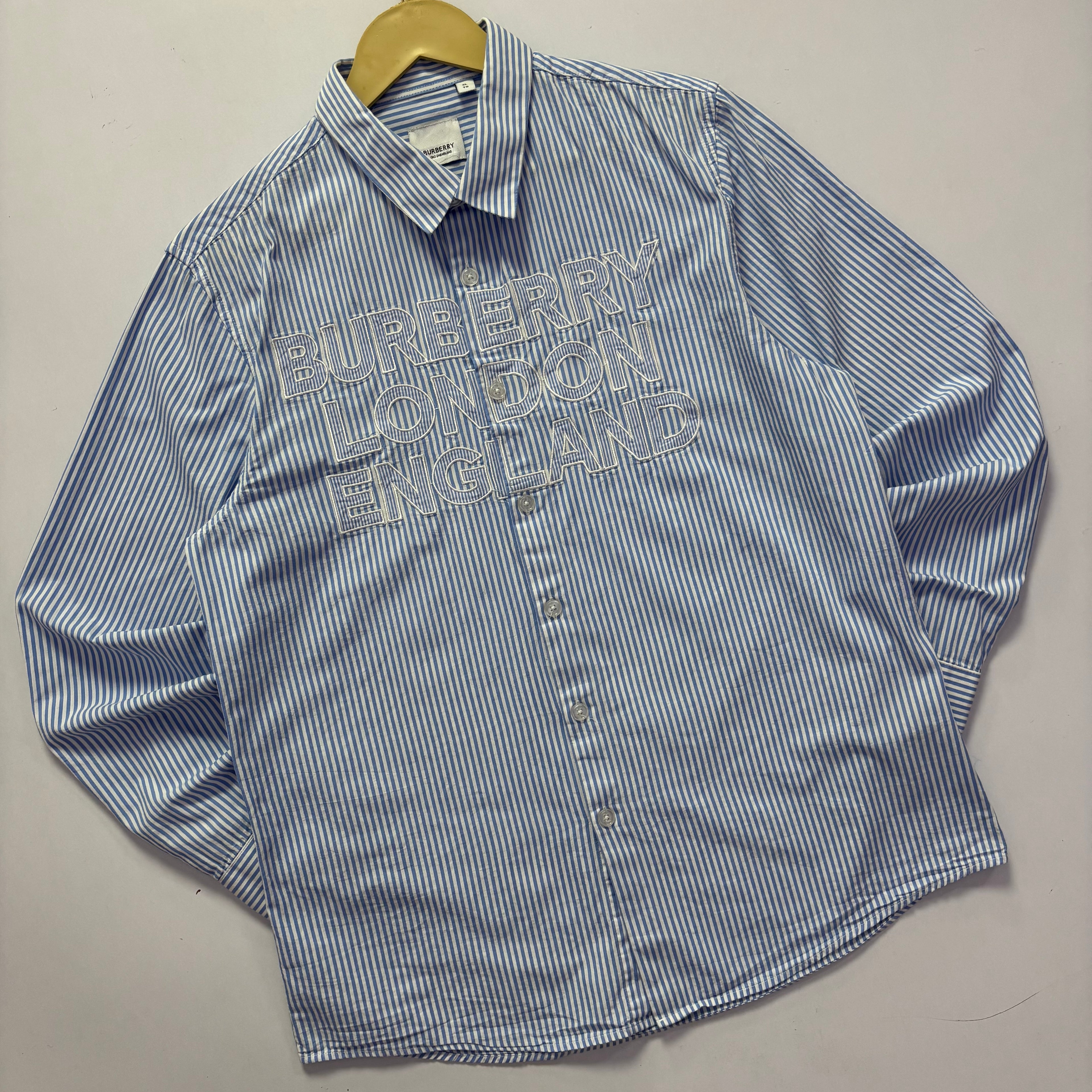 Burberry London England Embroidery Shirt