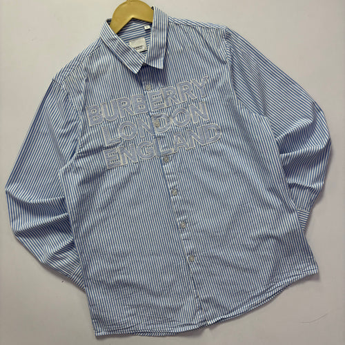 Burberry London England Embroidery Shirt