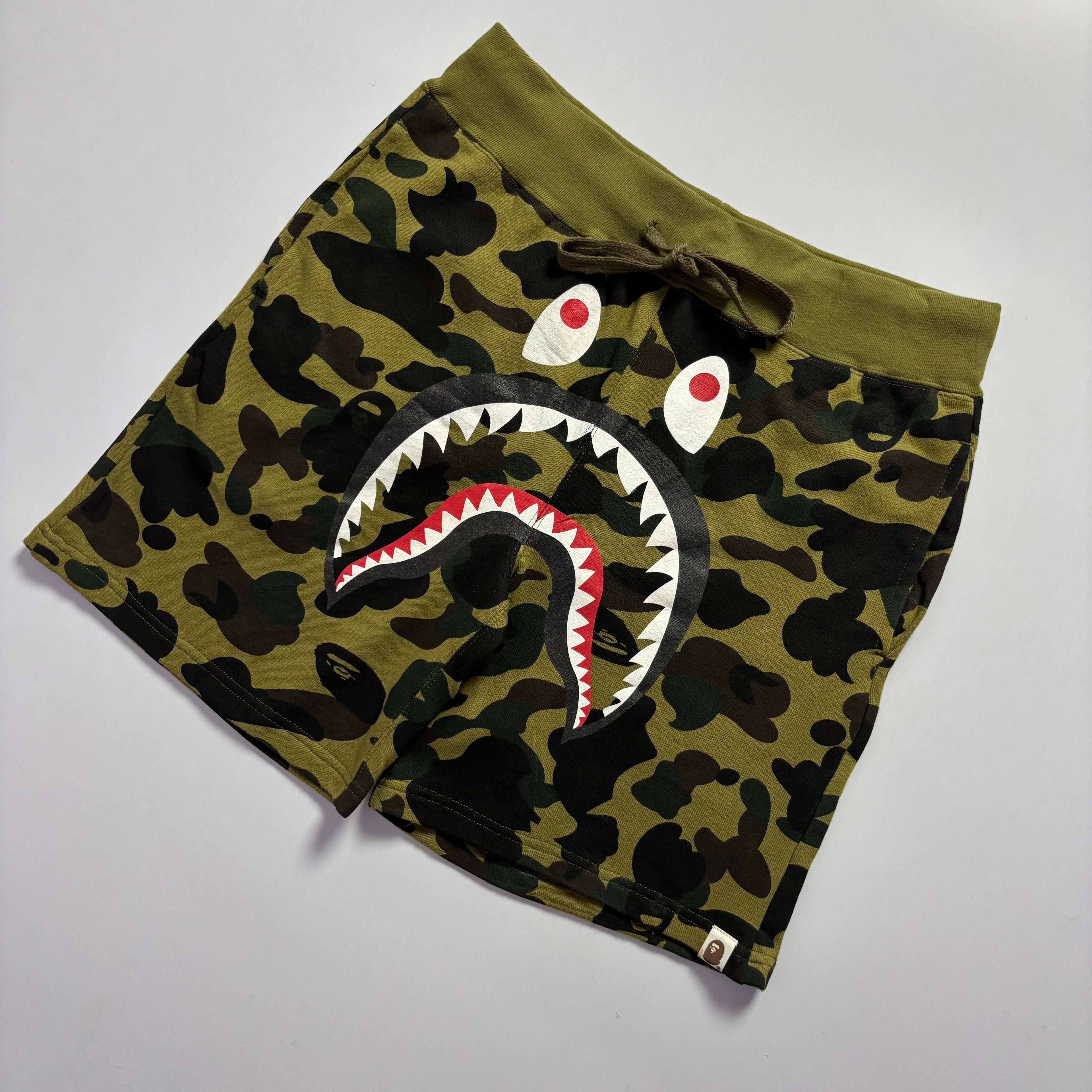 Bape Camo Shark Shorts
